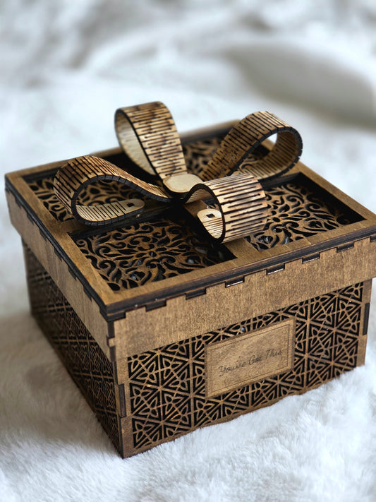 Laser Cut "New Parents" Gift Box