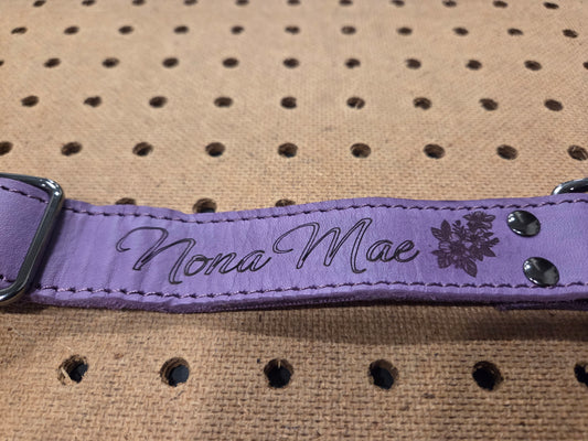Laser Engraved Dog Collar
