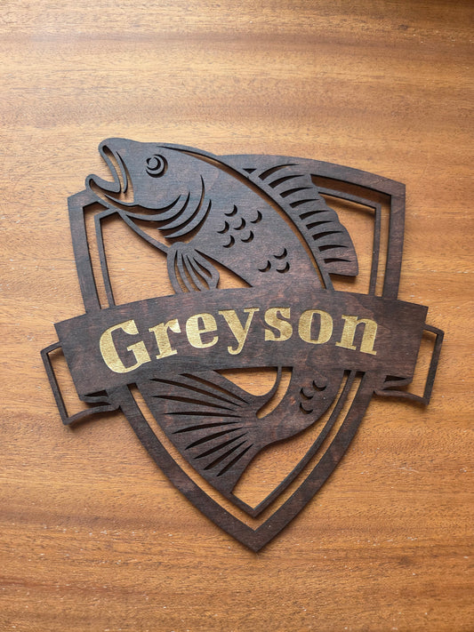 Laser cut kids room Nameplate