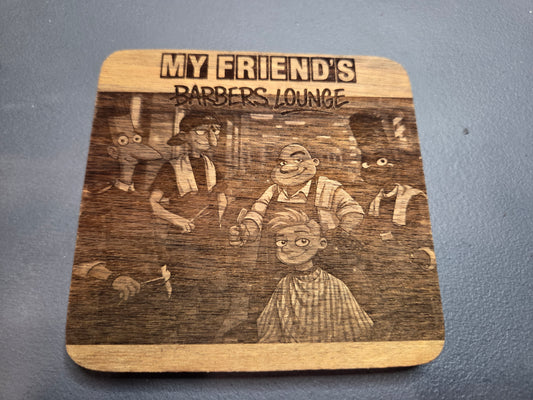 Laser Engraved (wooden) set of coasters