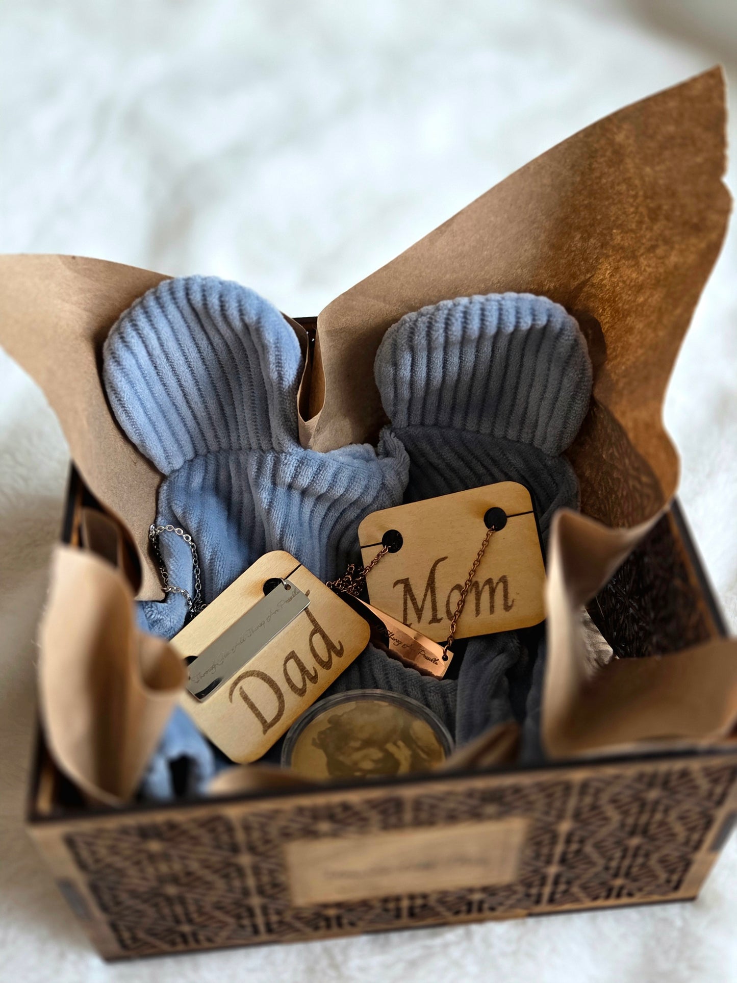 Laser Cut "New Parents" Gift Box